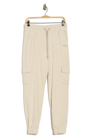 Dkny Cargo Joggers In Neutral