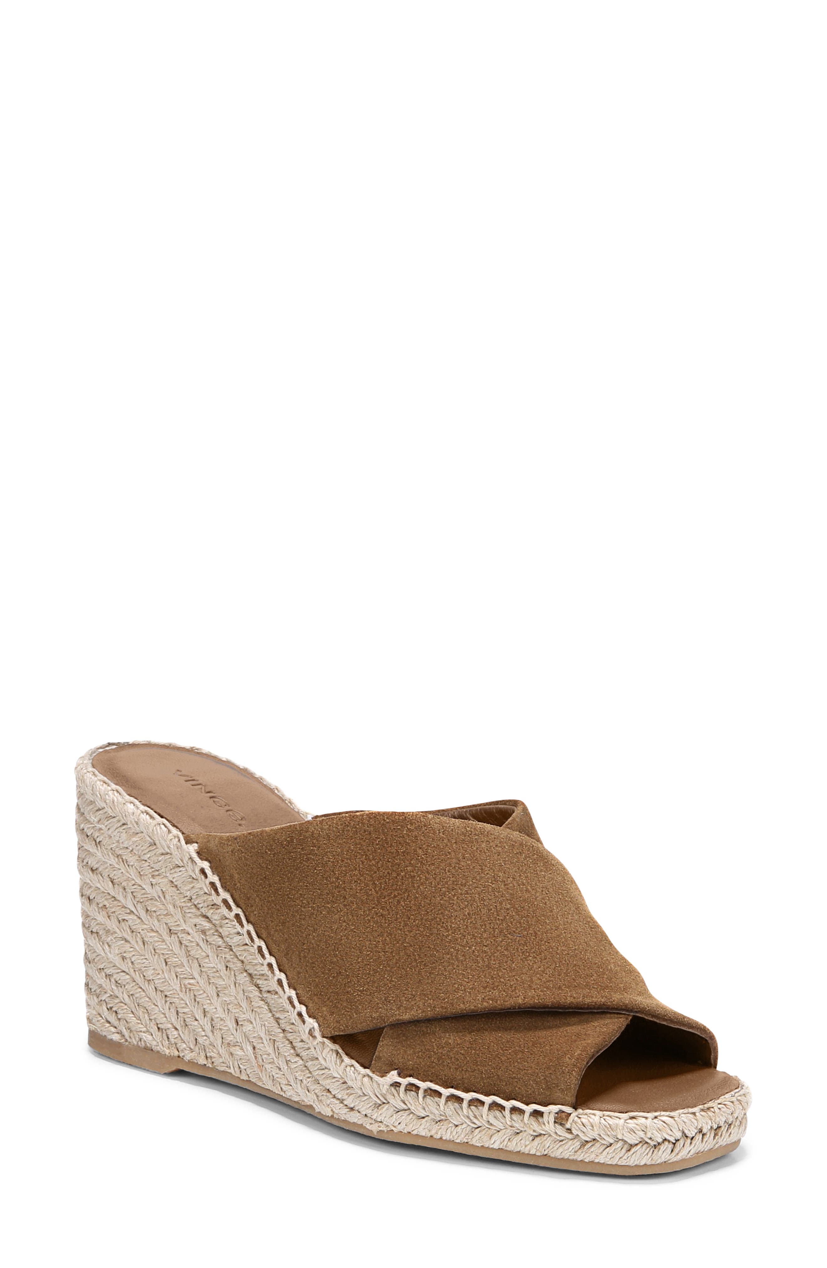 Gaelan Wedge Espadrille Sandal, Main, color, OLIVE WOOD
