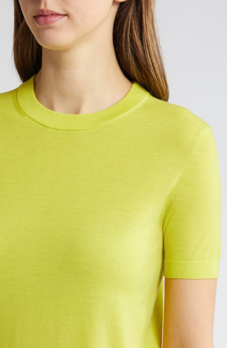 BOSS Falyssiasi Wool T-Shirt Sweater, Alternate, color, Tennis Yellow