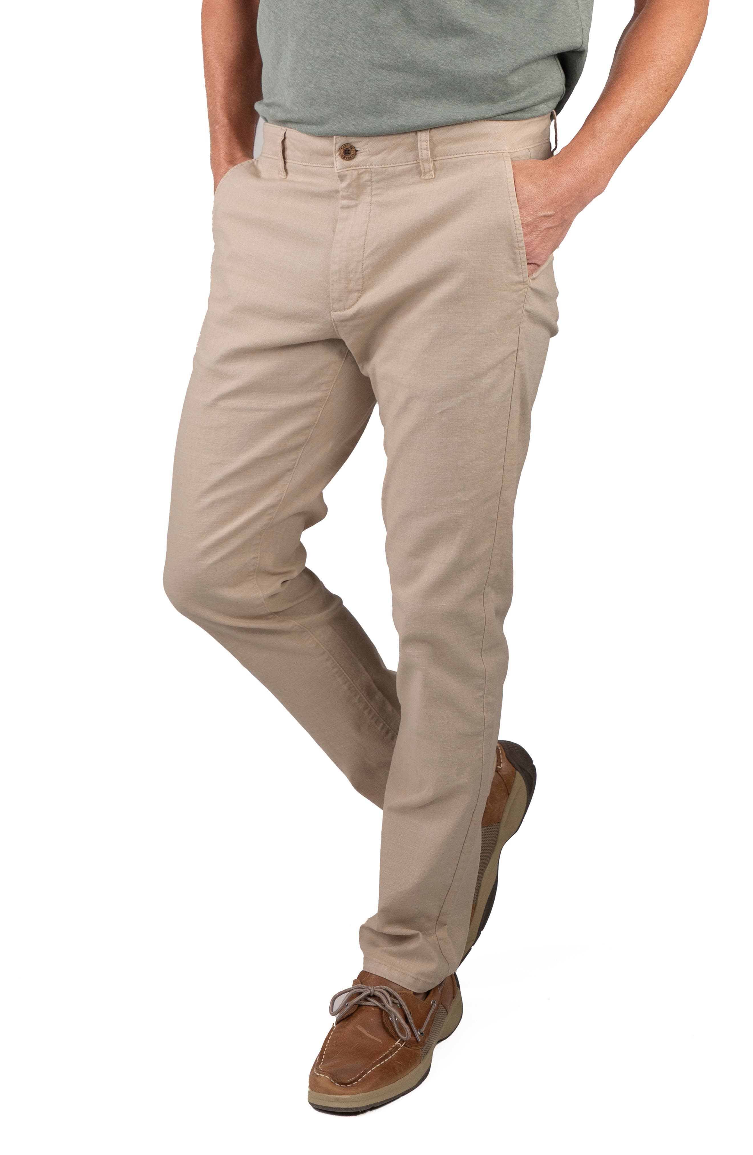 Tailor Vintage Puretec cool® Linen & Cotton Chino Pants