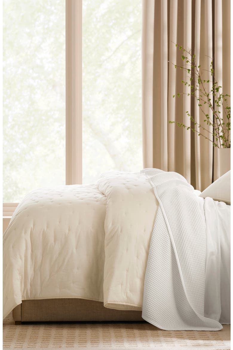 Airy Voile Quilt & Sham Set, Alternate, color, NATURAL