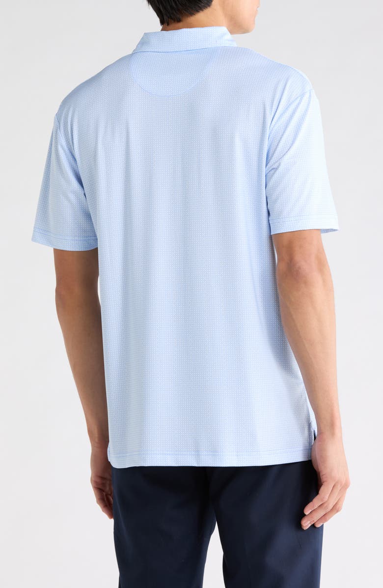 Callaway Foulard Geometric Golf Polo, Main, color, Vista Blue