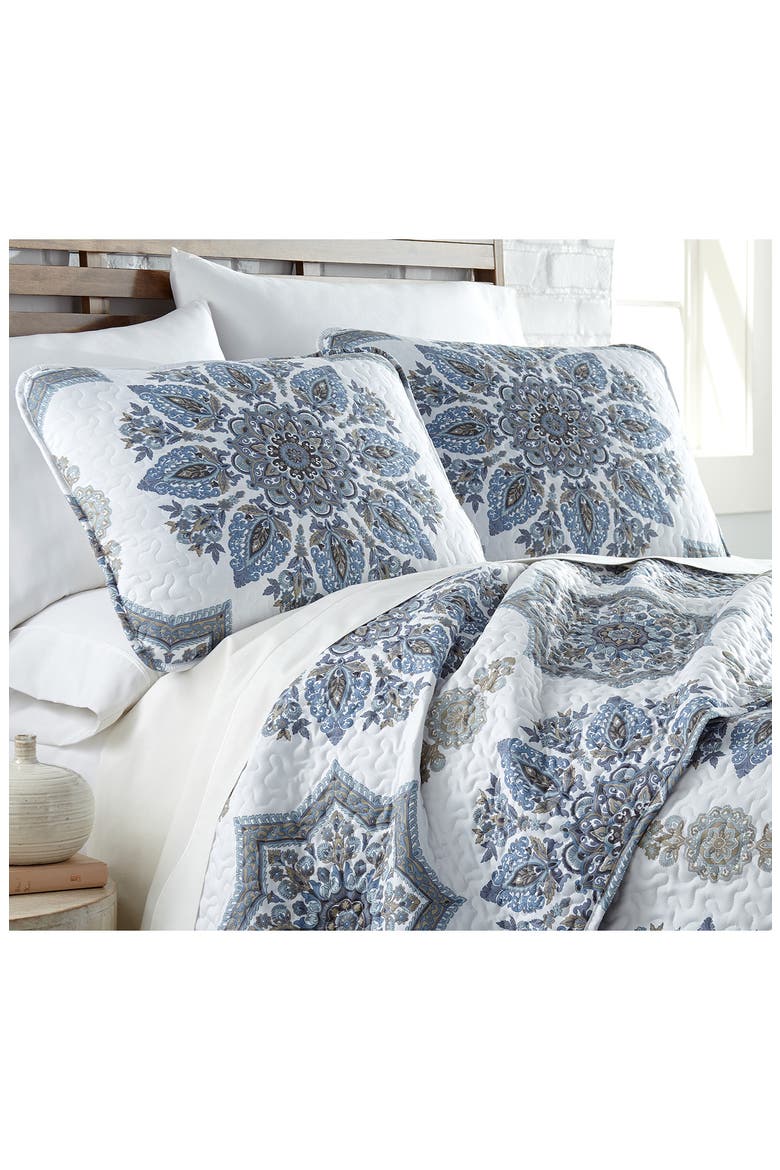 Luxury Collection Quilt Set, Alternate, color, BLUE