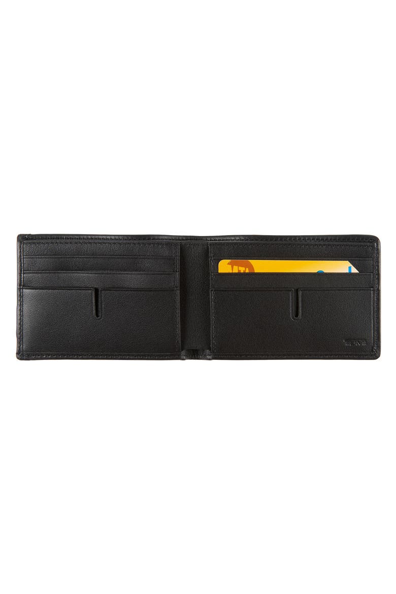 Alpha Slim Nylon Billfold, Alternate, color, BLACK BAL