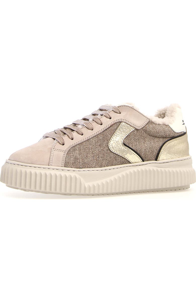 Voile Blanche Lipari Geniune Shearling Lined Sneaker, Main, color,