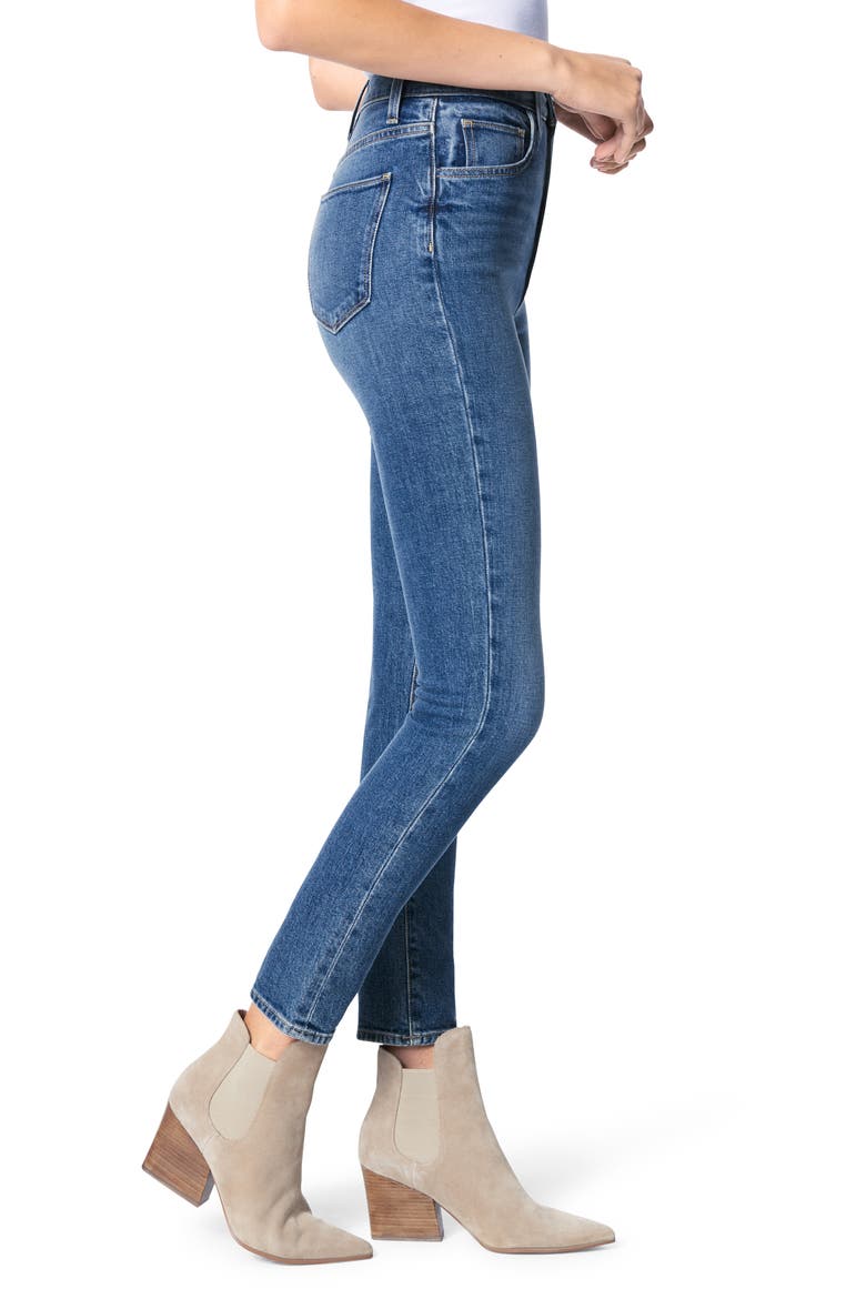 The Raine Super High Waist Ankle Slim Jeans, Alternate, color, RHAPSODY