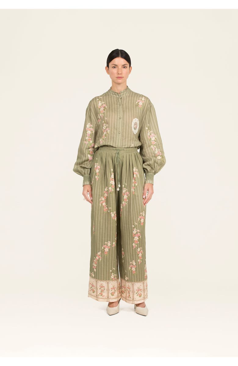 Agua by Agua Bendita Cocada Paraiso Trousers, Alternate, color, Multicolor