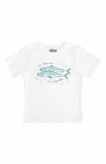 Ripple Junction Fish & Shells Graphic Baby Tee
