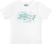Ripple Junction Fish & Shells Graphic Baby Tee
