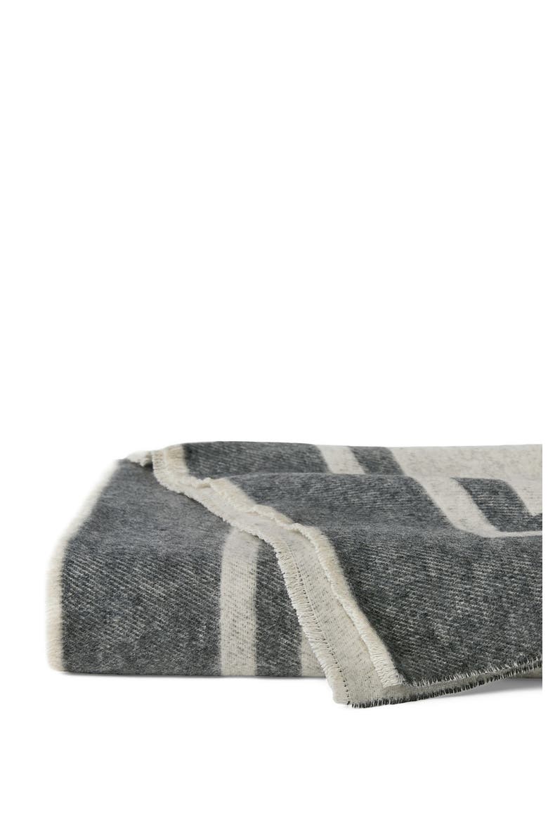 Viletta Throw Blanket, Main, color, OAT/CHARCOAL