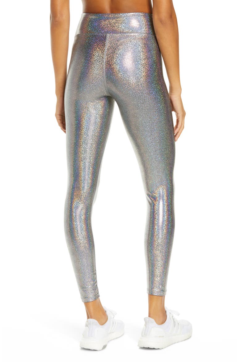 Marvel Metallic High Waist Leggings, Alternate, color, MATRIX
