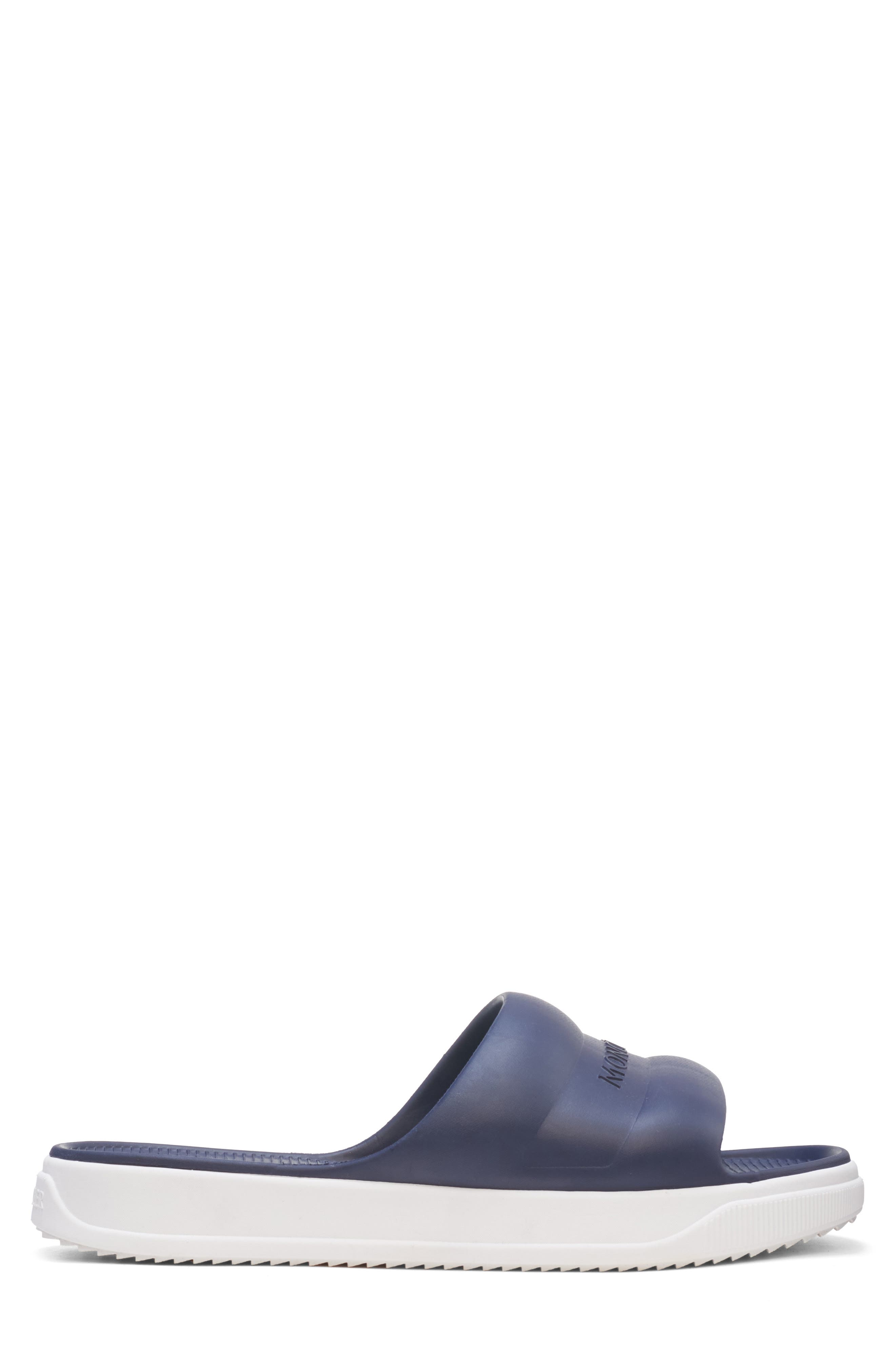 Logo Slide Sandal, Alternate, color, BLUE