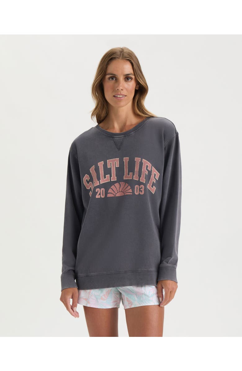 Salt Life Local Time Sweatshirt, Main, color, Storm