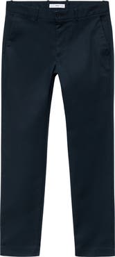 MANGO Dublino Slim Fit Flat Front Stretch Stretch Chinos