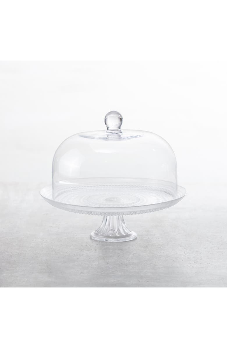 Fortessa Jupiter Domed Glass Cake Stand, Alternate, color, Clear