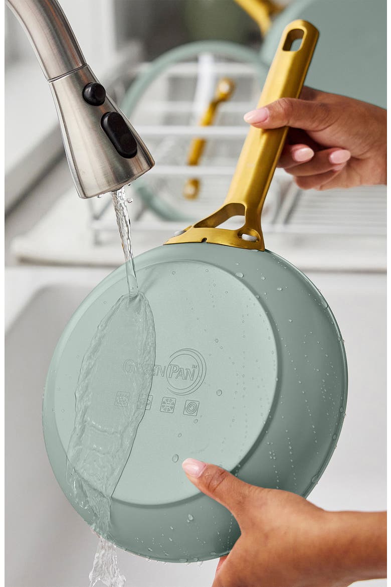 Reserve 8-Inch Ceramic Nonstick Frying Pan, Alternate, color, LUSH GREEN