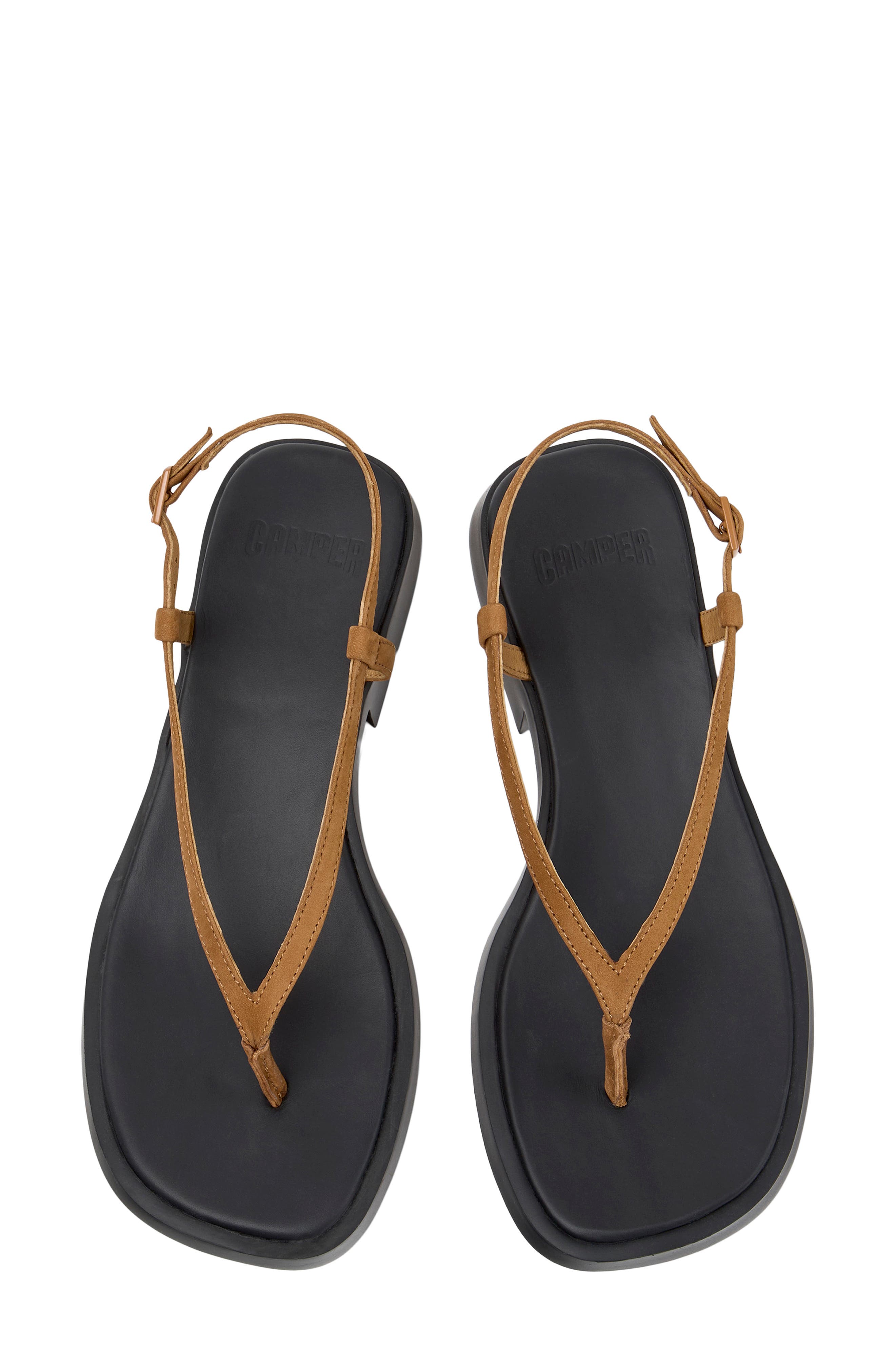Camper Dana Sandal, Alternate, color, Medium Brown