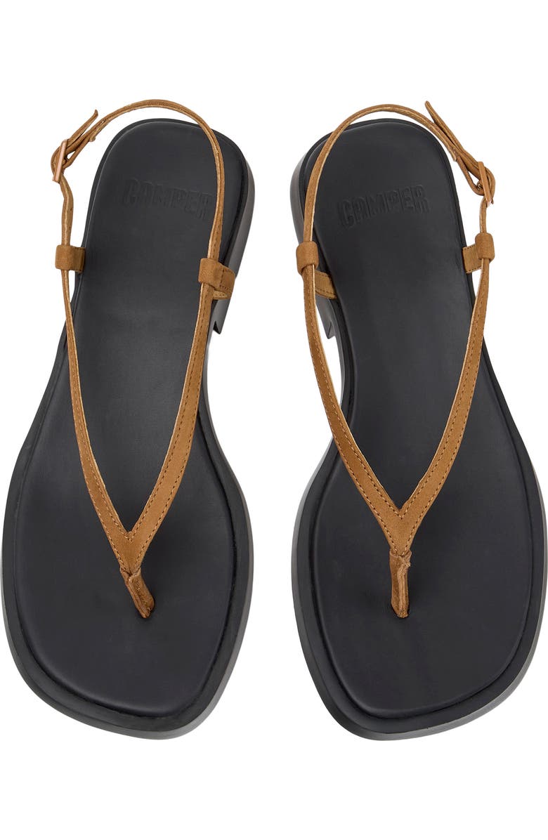 Camper Dana Sandal, Alternate, color, Medium Brown