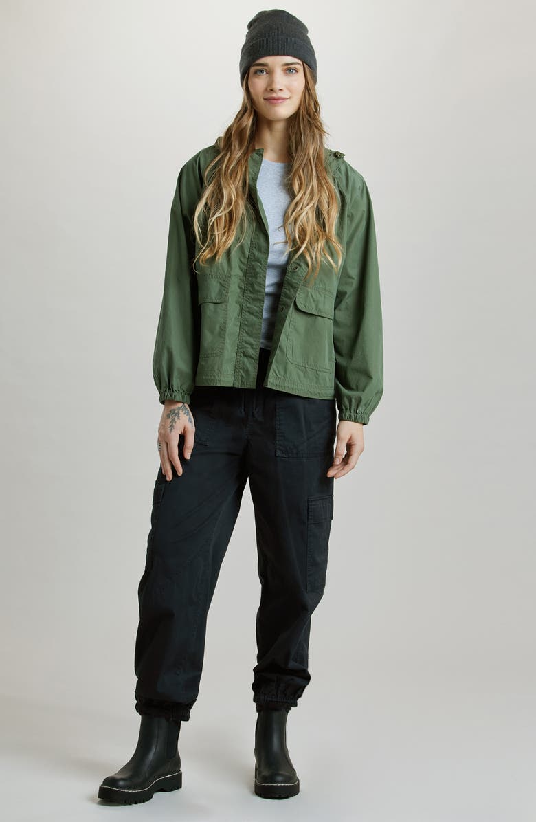 SUPPLIES BY UNIONBAY Kammi Stretch Cotton Twill Cargo Pants, Alternate, color, Black