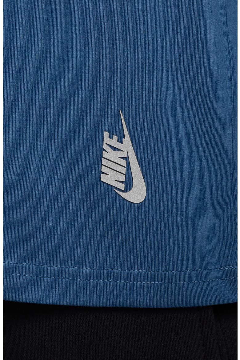 Essential Cotton Boxy T-Shirt, Alternate, color, COURT BLUE