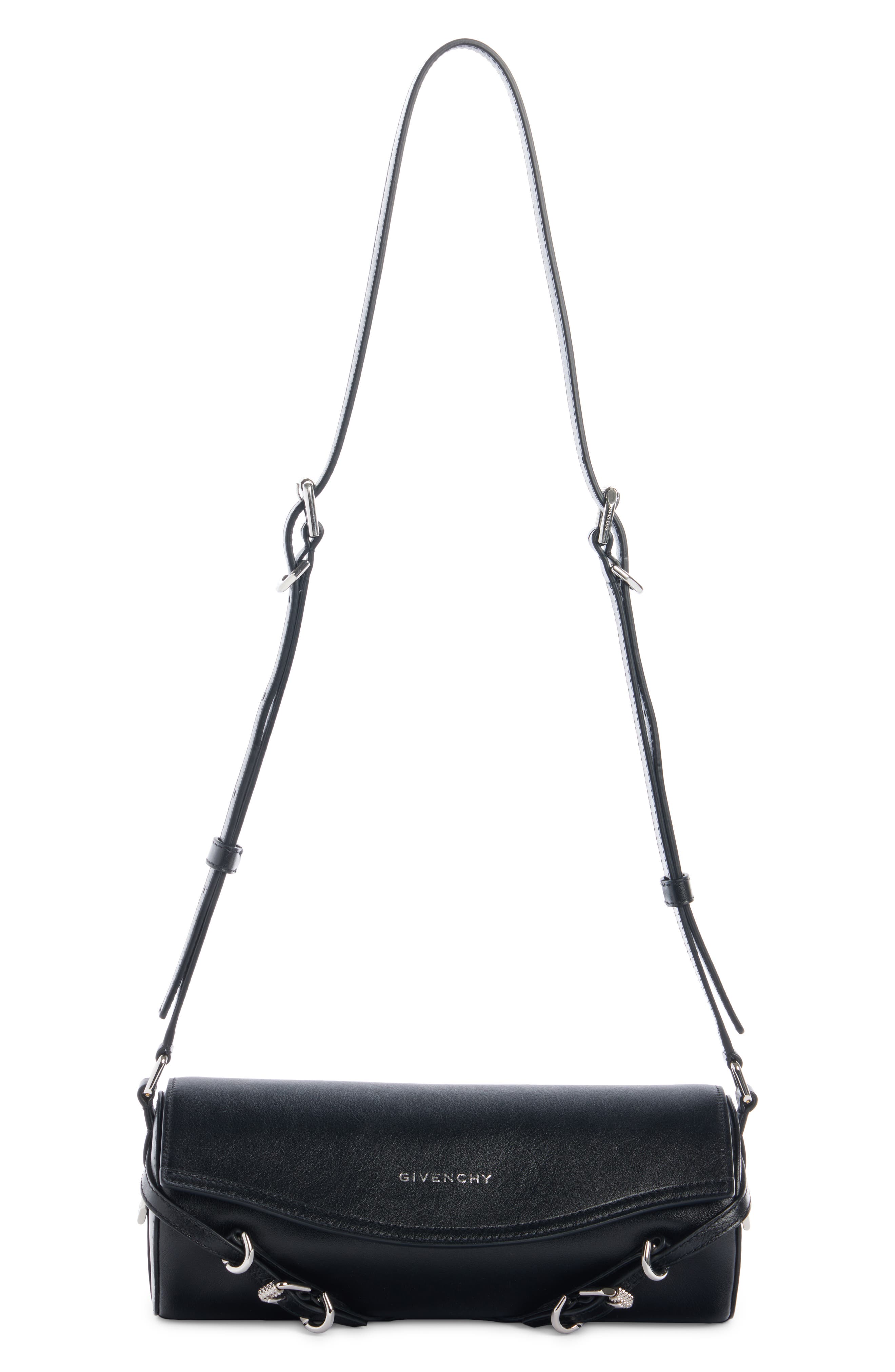 Givenchy Voyou Roller Leather Crossbody Bag, Alternate, color, 