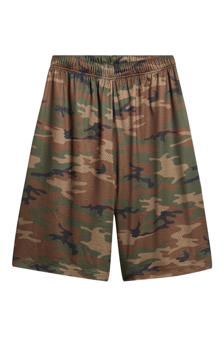 Baggy Mesh Shorts, Alternate, color, CAMO