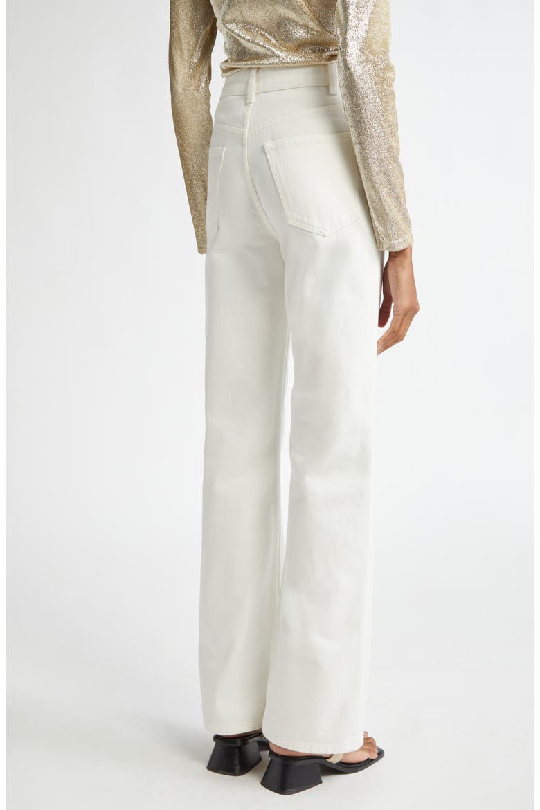 1969 Signature Discs High Waist Wide Leg Jeans, Alternate, color, OFF WHITE DENIM