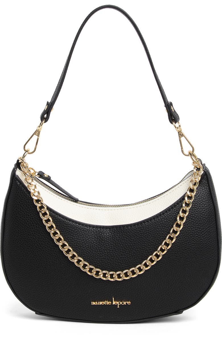Nanette Lepore Natasha Baguette Shoulder Bag, Main, color,