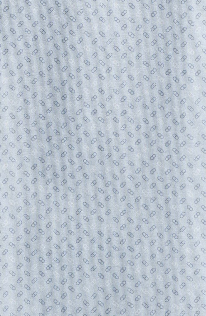 Bugatchi Jimmy OoohCotton<sup>®</sup> Geo Print Button-Up Shirt, Alternate, color, Platinum