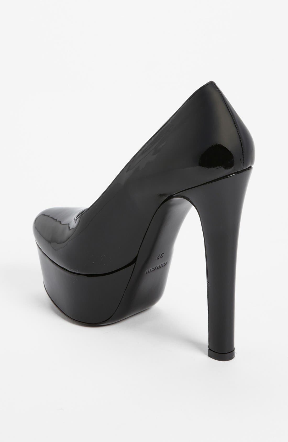 Miu Miu Platform Pump, Alternate, color, 