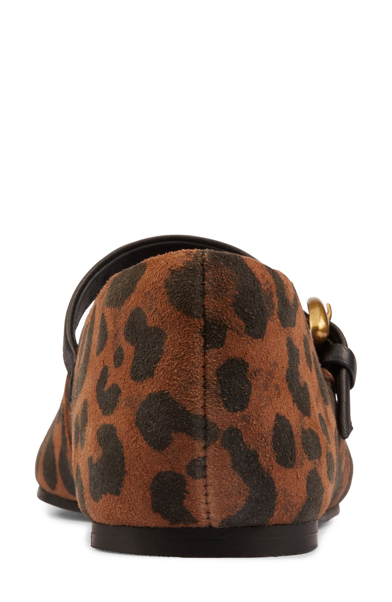 Pure T-Bar Mary Jane Flat, Alternate, color, LEOPARD SUEDE