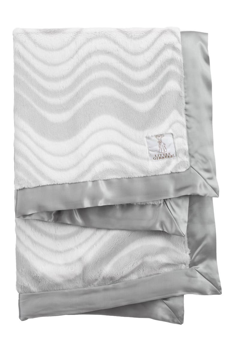 Luxe Lully Vibe Blanket, Main, color, SILVER