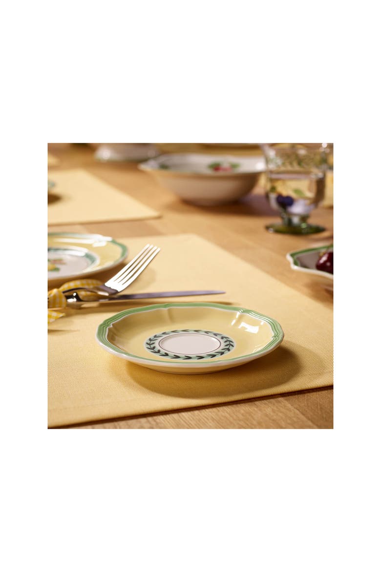 French Garden Fleurence Tea/Coffee Cup Saucer, Alternate, color, yellow
