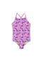  Pink Hearts/Multi Color Stripe