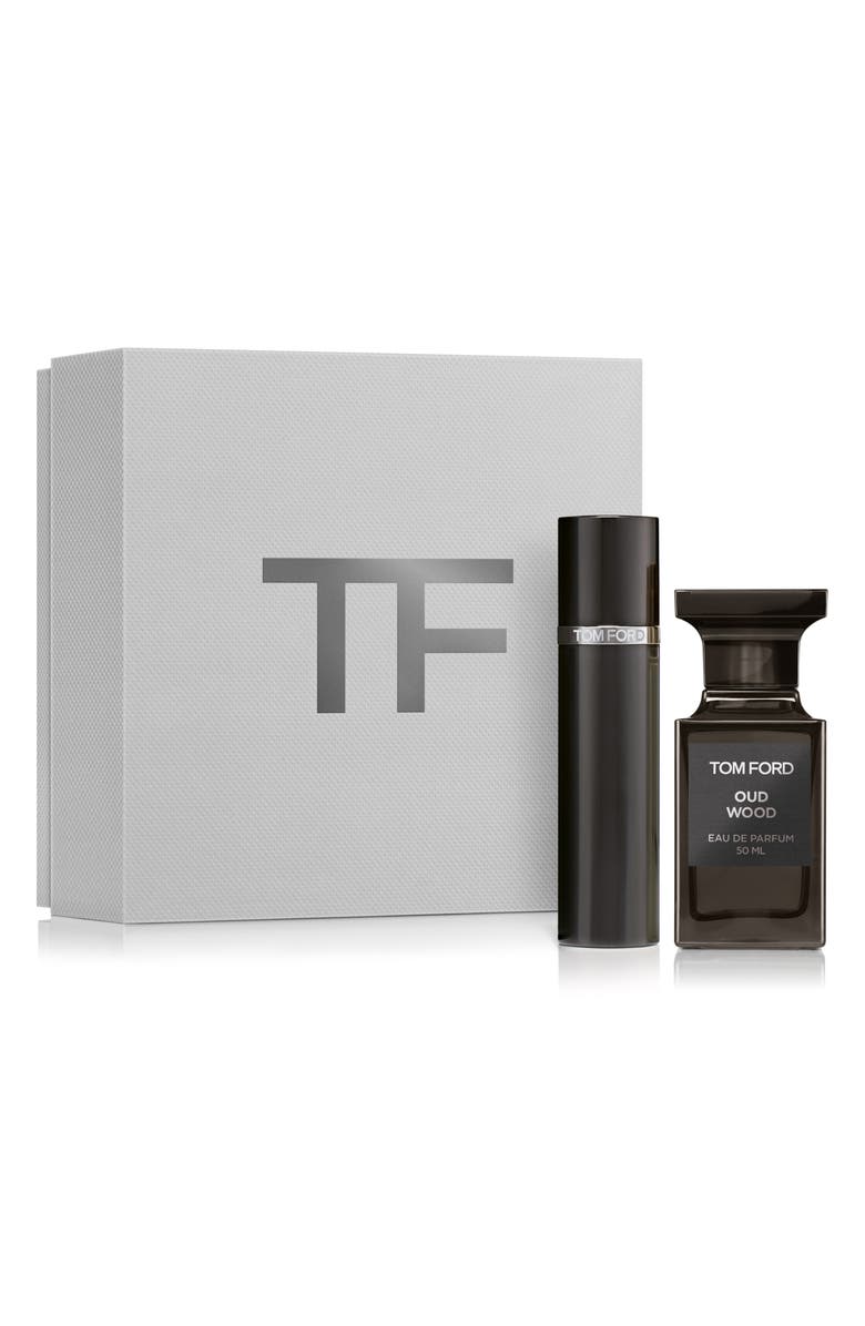 TOM FORD Private Blend Oud Wood Eau de Parfum Set with Atomizer, Main, color,