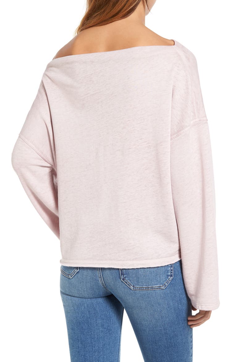 Slouchy Pullover, Alternate, color, PURPLE HEAVEN