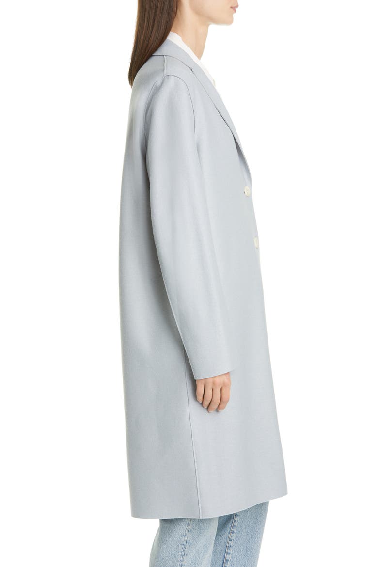 Pressed Wool Coat, Alternate, color, GREY BLUE