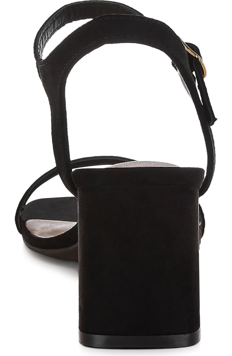 LONDON RAG Akiya Block Heel Sandal, Alternate, color, Black