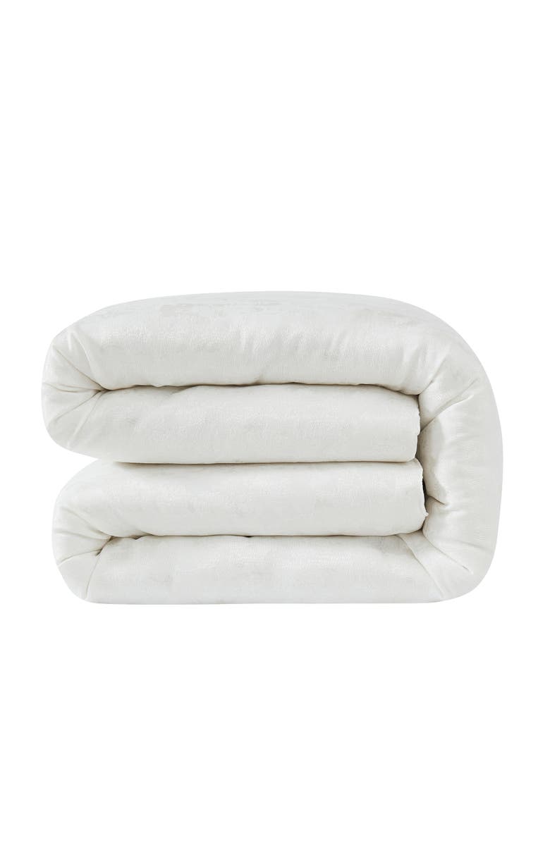 LUSH DECOR Lena Textured Comforter Set, Alternate, color, White