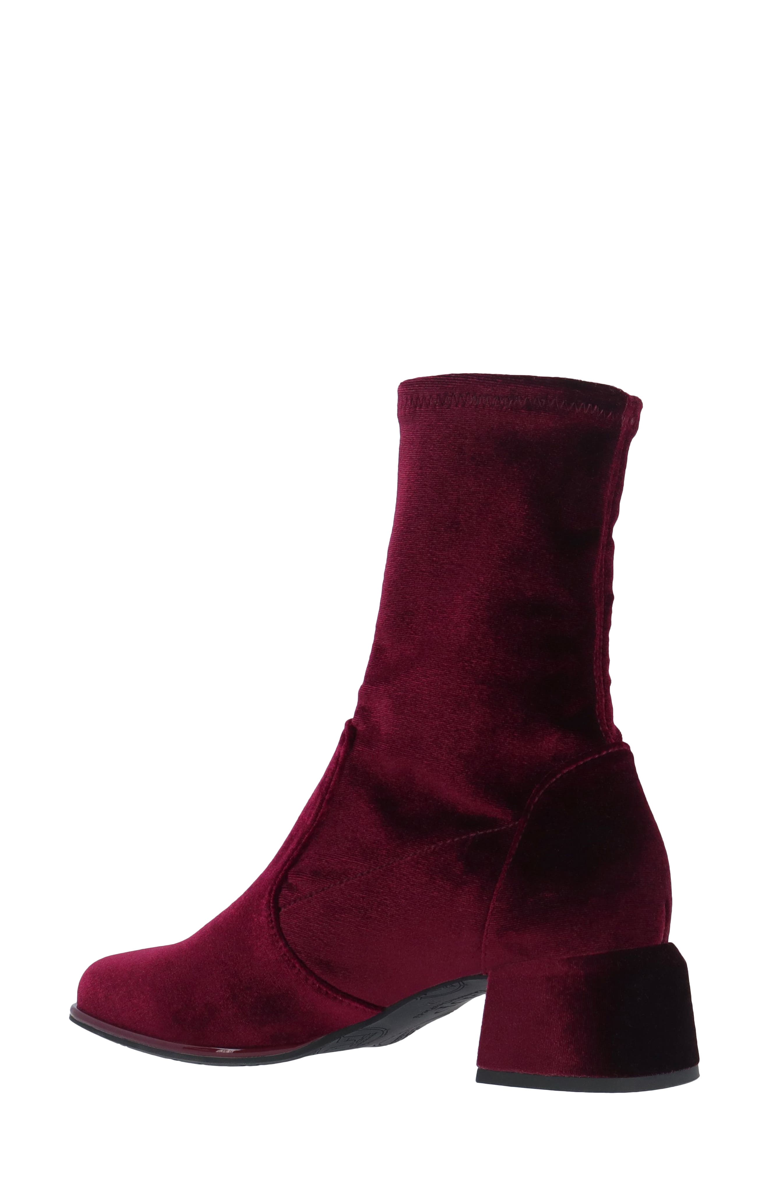 Nyvani Bootie, Alternate, color, MERLOT