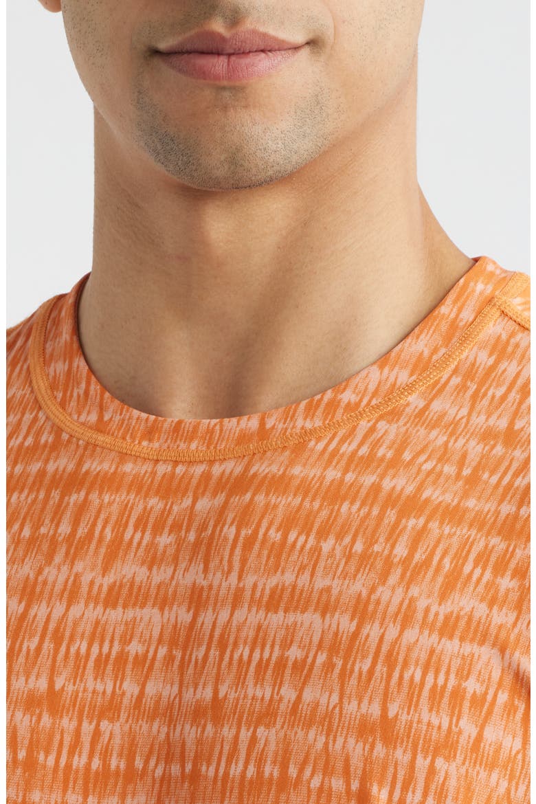 Wave Break Flip Reversible Performance T-Shirt, Alternate, color, JAFFA ORANGE