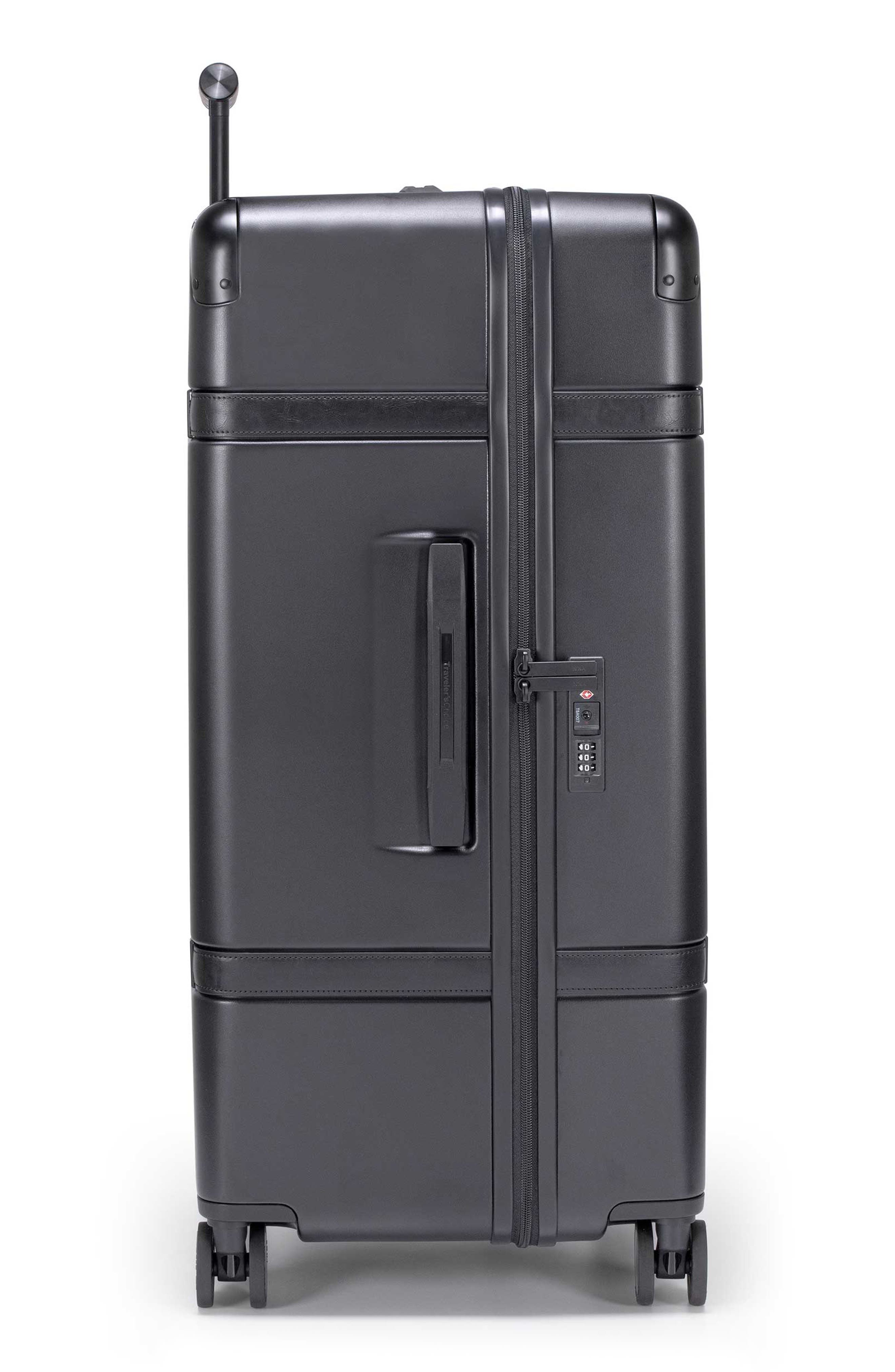 TRAVELERS CHOICE Retro Revive 30-Inch Hardshell Trunk, Alternate, color, Black