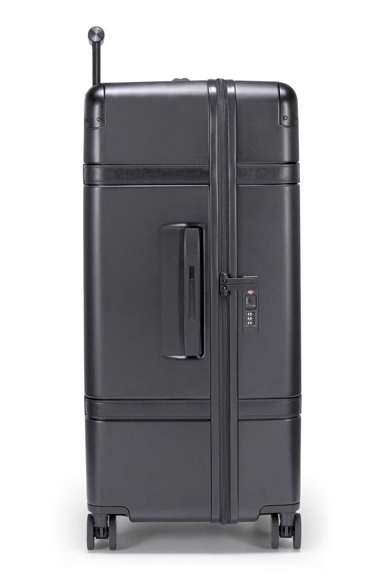 Retro Revive 30-Inch Hardshell Trunk, Alternate, color, BLACK