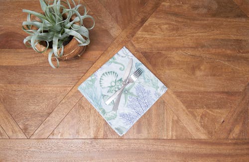 C & F Home C&f Home Shoreline Waters Cotton Napkins Set Of 6 In Blue