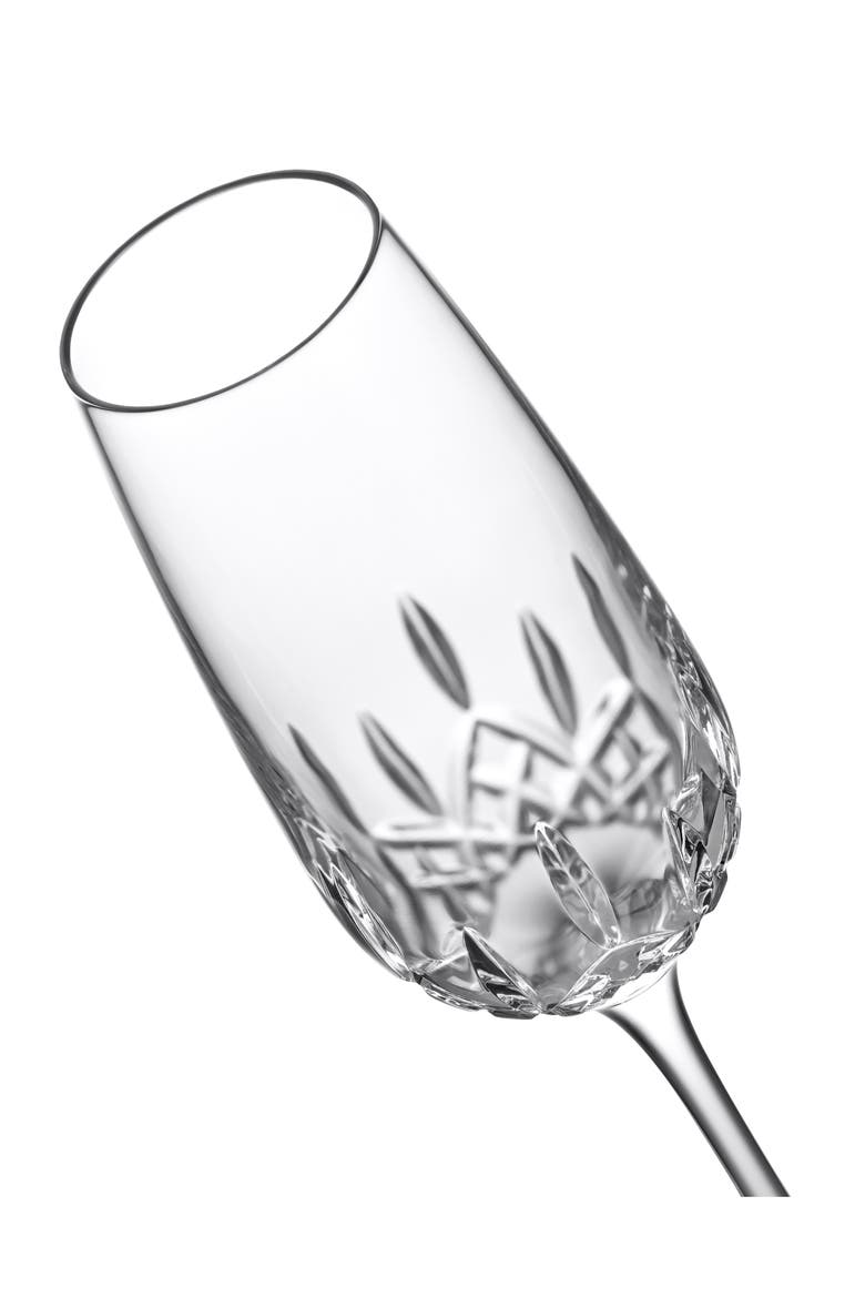 Lismore Essence Lead Crystal Champagne Flute, Alternate, color, NO COLOR