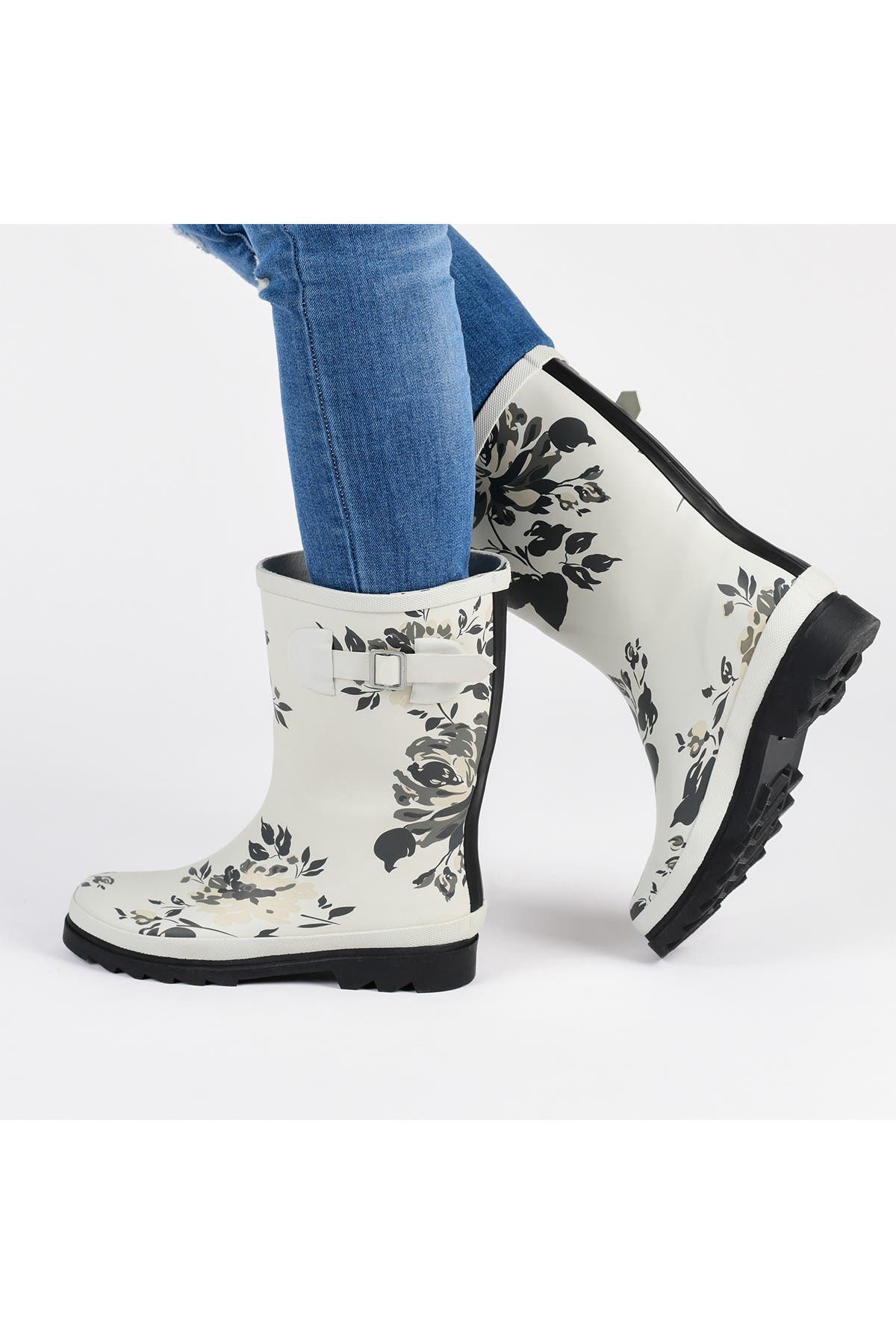 Journee Collection Seattle Rain Boot, Alternate, color, 