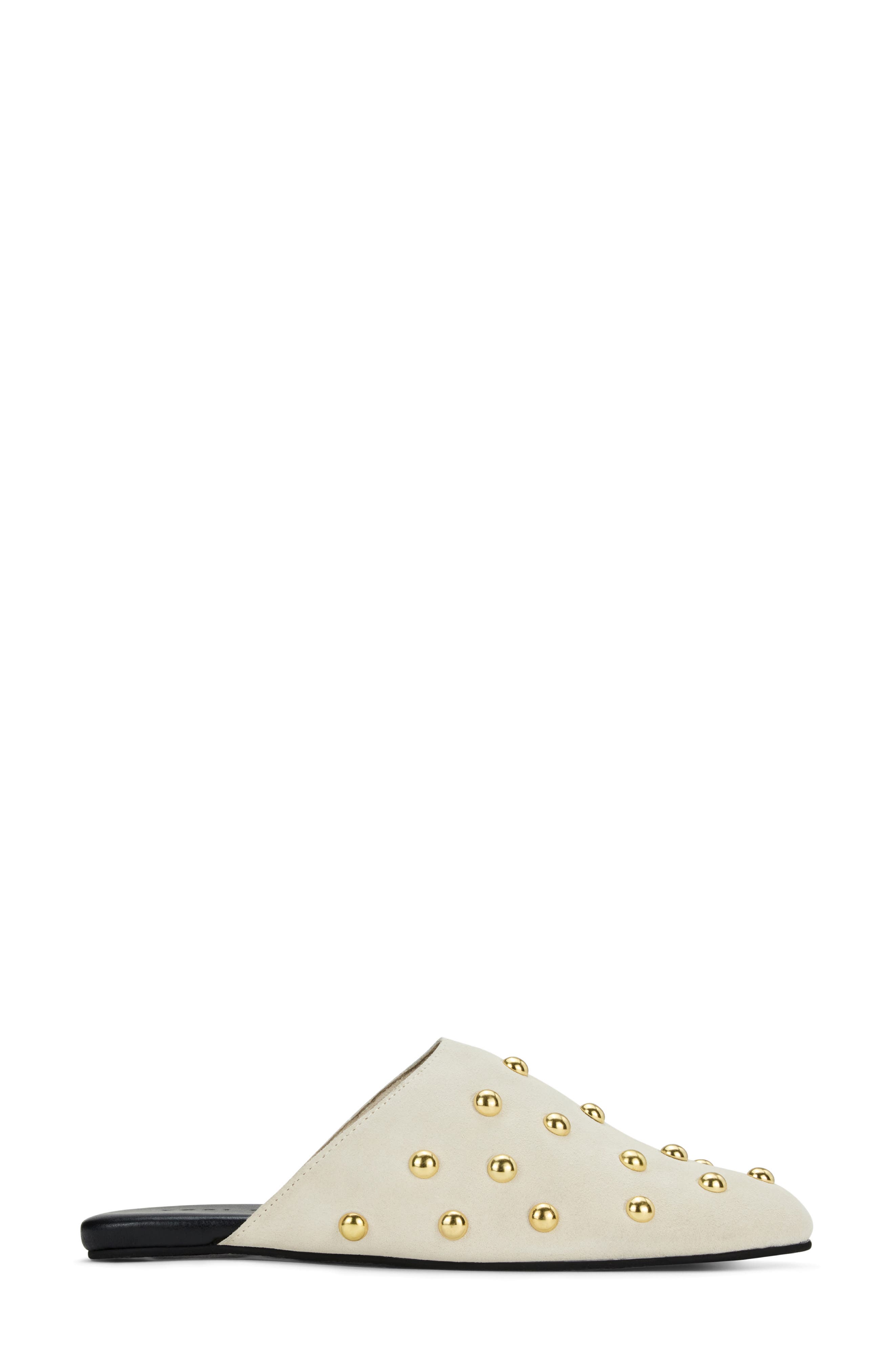 Zoe Studded Mule, Alternate, color, CREAM