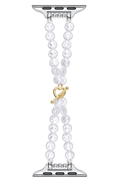 Eloise Imitation Pearl Apple Watch® Bracelet Watchband