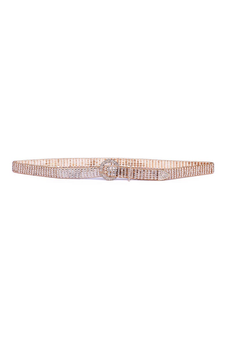 OTT Rhinestone Sparkle Belt, Main, color, GOLD