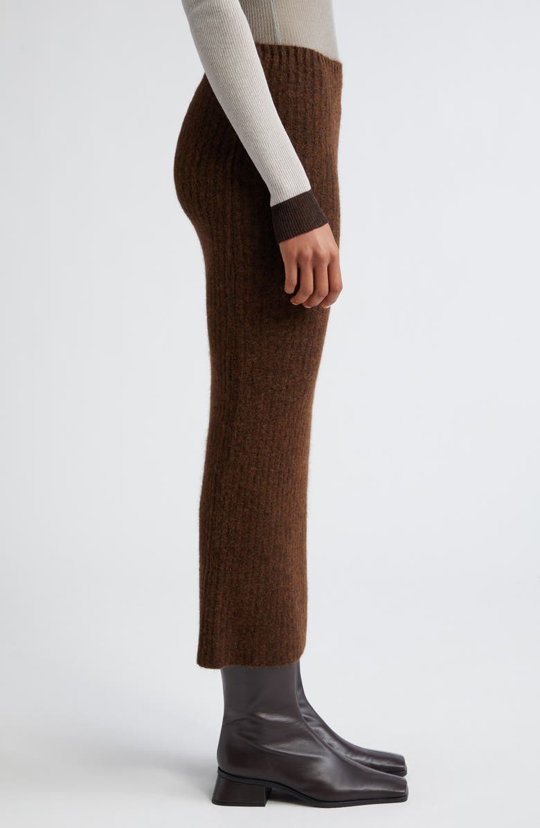 Paloma Wool Siracuza Alpaca & Wool Blend Rib Sweater Skirt, Alternate, color, 